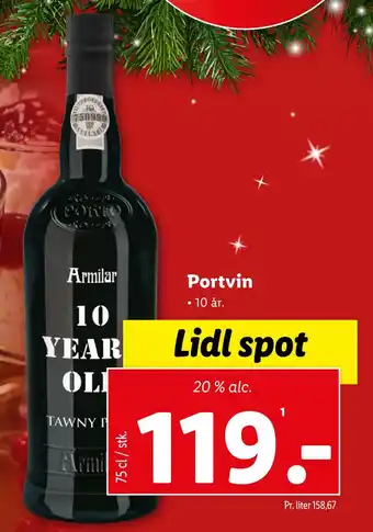 Lidl Portvin tilbud