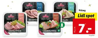 Lidl Pålæg tilbud
