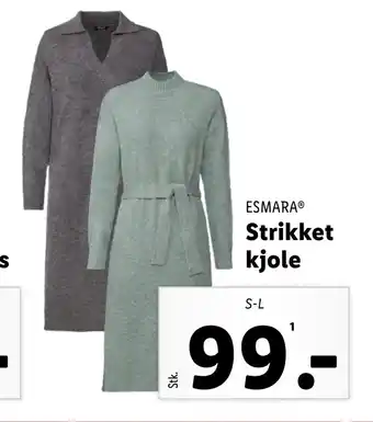 Strikket kjole