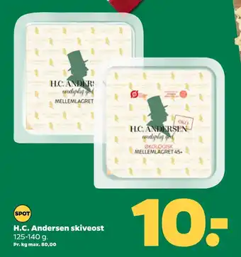 Netto H.c. andersen skiveost tilbud
