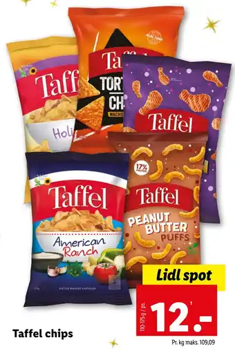 Lidl Taffel chips tilbud