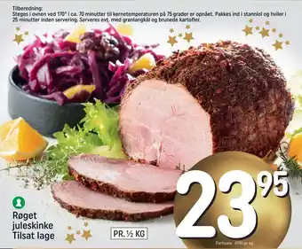 REMA 1000 Røget juleskinke tilsat lage tilbud