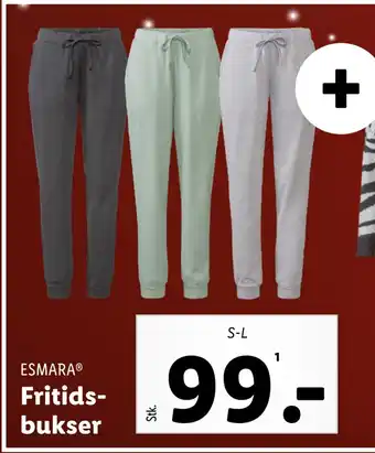 Lidl Fritids bukser tilbud