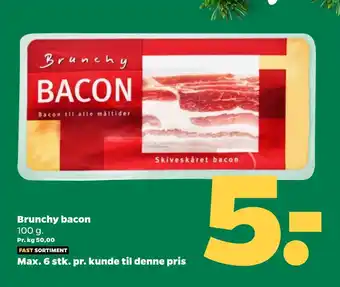 Netto Brunchy bacon tilbud