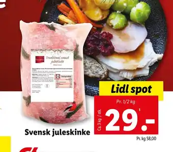 Lidl Svensk juleskinke tilbud