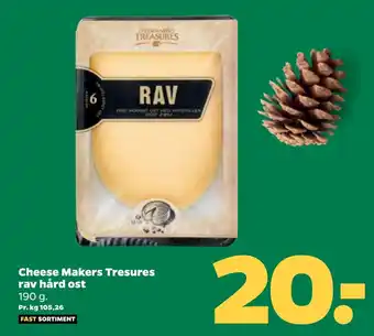 Netto Cheese makers tresures rav hård ost tilbud