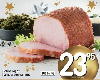 REMA 1000 Delika røget hamburgerryg i net tilbud