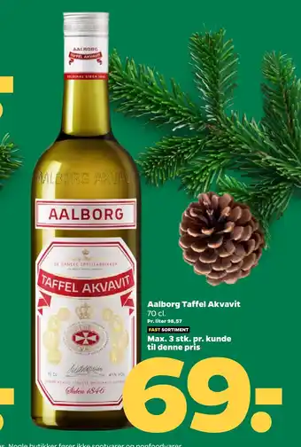 Netto Aalborg taffel akvavit tilbud