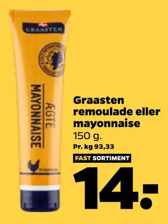 Netto Graasten remoulade eller mayonnaise tilbud
