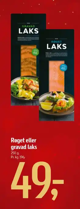 Føtex Røget eller gravad laks tilbud