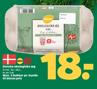 Netto Danske økologiske æg tilbud