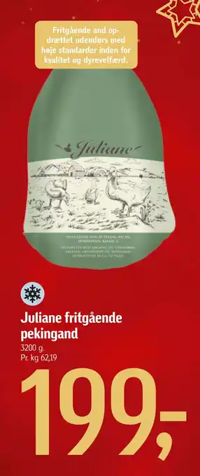 Føtex Juliane fritgående pekingand tilbud