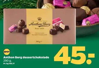 Netto Anthon berg dessertchokolade tilbud