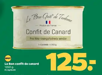 Le bon confit de canard