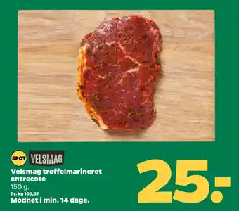 Netto Velsmag trøffelmarineret entrecote tilbud
