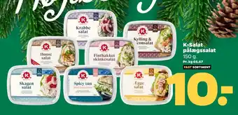 Netto K-salat pålægssalat tilbud