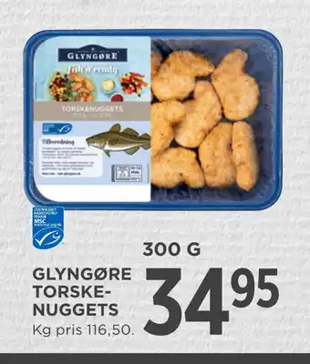 MENY Glyngøre torske- nuggets tilbud