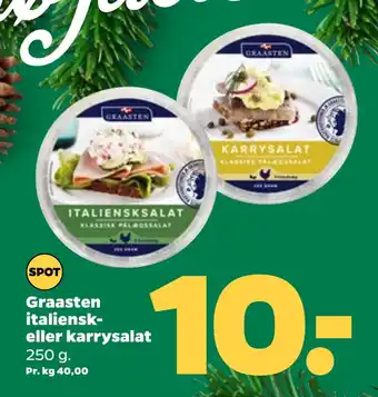 Netto Graasten italiensk eller karrysalat tilbud