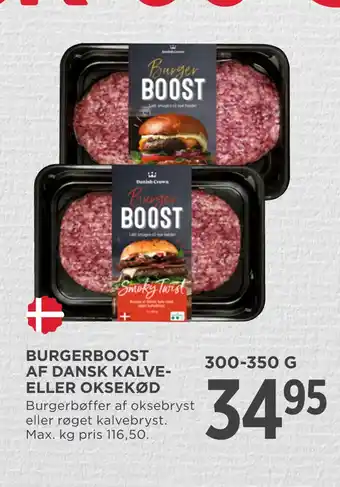 MENY Burgerboost af dansk kalve- eller oksekød tilbud