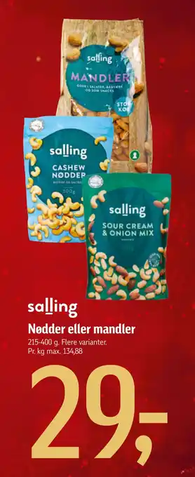 Føtex Nødder eller mandler tilbud