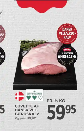 MENY Cuvette af dansk velfærdskalv tilbud