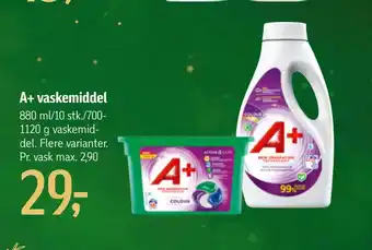 Føtex A+ vaskemiddel tilbud