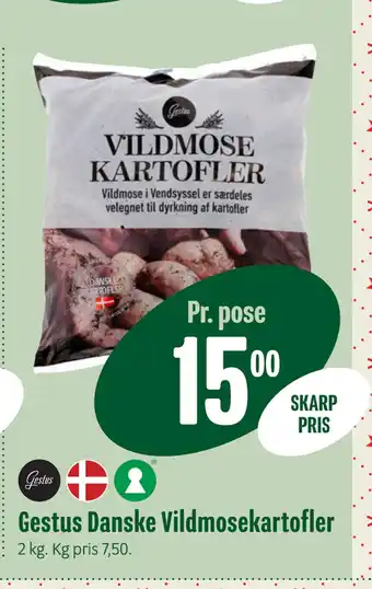 Min Købmand Gestus danske vildmosekartofler tilbud