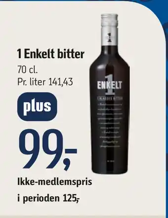 1 enkelt bitter