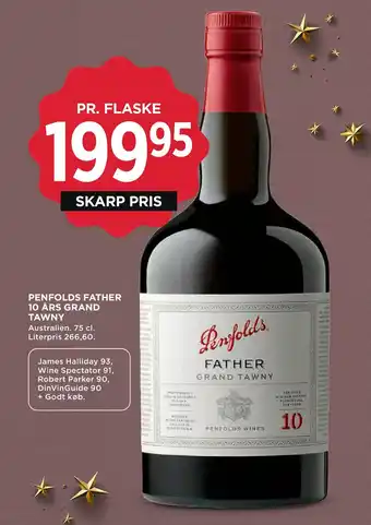 MENY Penfolds father 10 års grand tawny tilbud