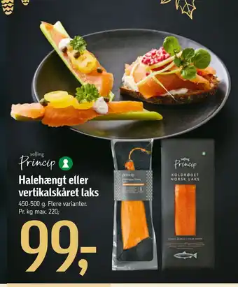 Føtex Halehængt eller vertikalskåret laks tilbud