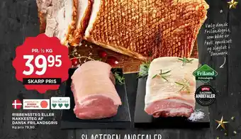 MENY Ribbenssteg eller nakkesteg af dansk frilandsgris tilbud