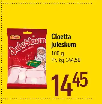 Cloetta juleskum