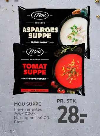 MENY Mou suppe tilbud