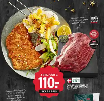 MENY Wienerschnitzler af dansk velfærdskalv tilbud
