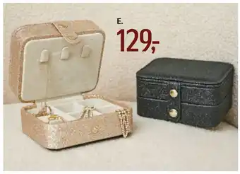 Føtex Smykkeskrin med glimmer tilbud