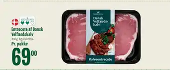 Min Købmand Entrecote af dansk velfærdskalv tilbud