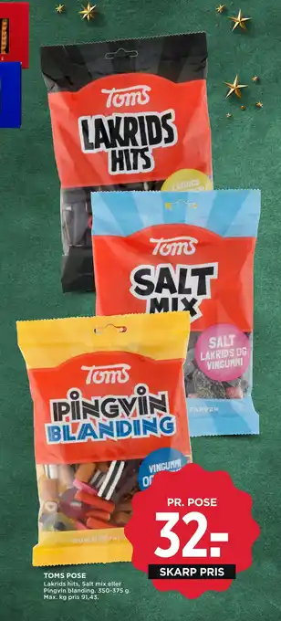 MENY Toms pose tilbud