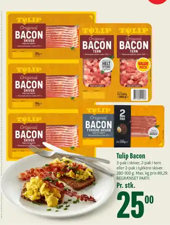 Min Købmand Tulip bacon tilbud