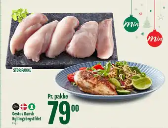 Min Købmand Gestus dansk kyllingebrystfilet tilbud