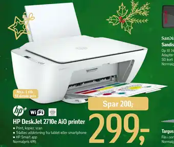 Føtex Hp deskjet 2710e aio printer tilbud