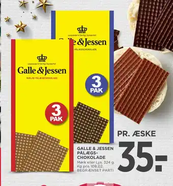 MENY Galle & jessen pålægs­chokolade tilbud