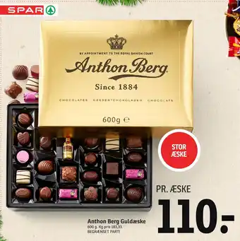 SPAR Anthon berg guldæske tilbud