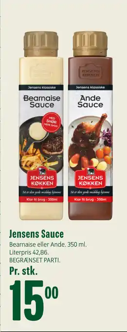 Min Købmand Jensens sauce tilbud