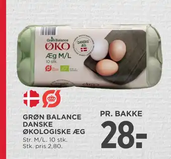 MENY Grøn balance danske økologiske æg tilbud