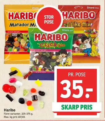 SPAR Haribo tilbud