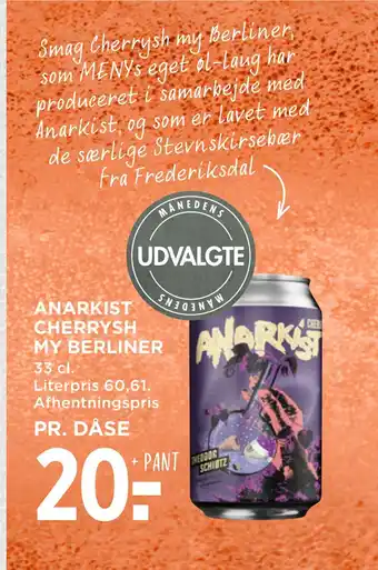 MENY Anarkist cherrysh my berliner tilbud