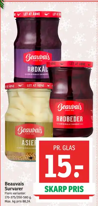 SPAR Beauvais survarer tilbud