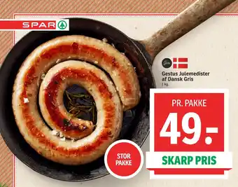 SPAR Gestus julemedister af dansk gris tilbud