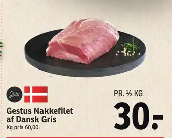 SPAR Gestus nakkefilet af dansk gris tilbud