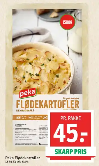 SPAR Peka flødekartofler tilbud